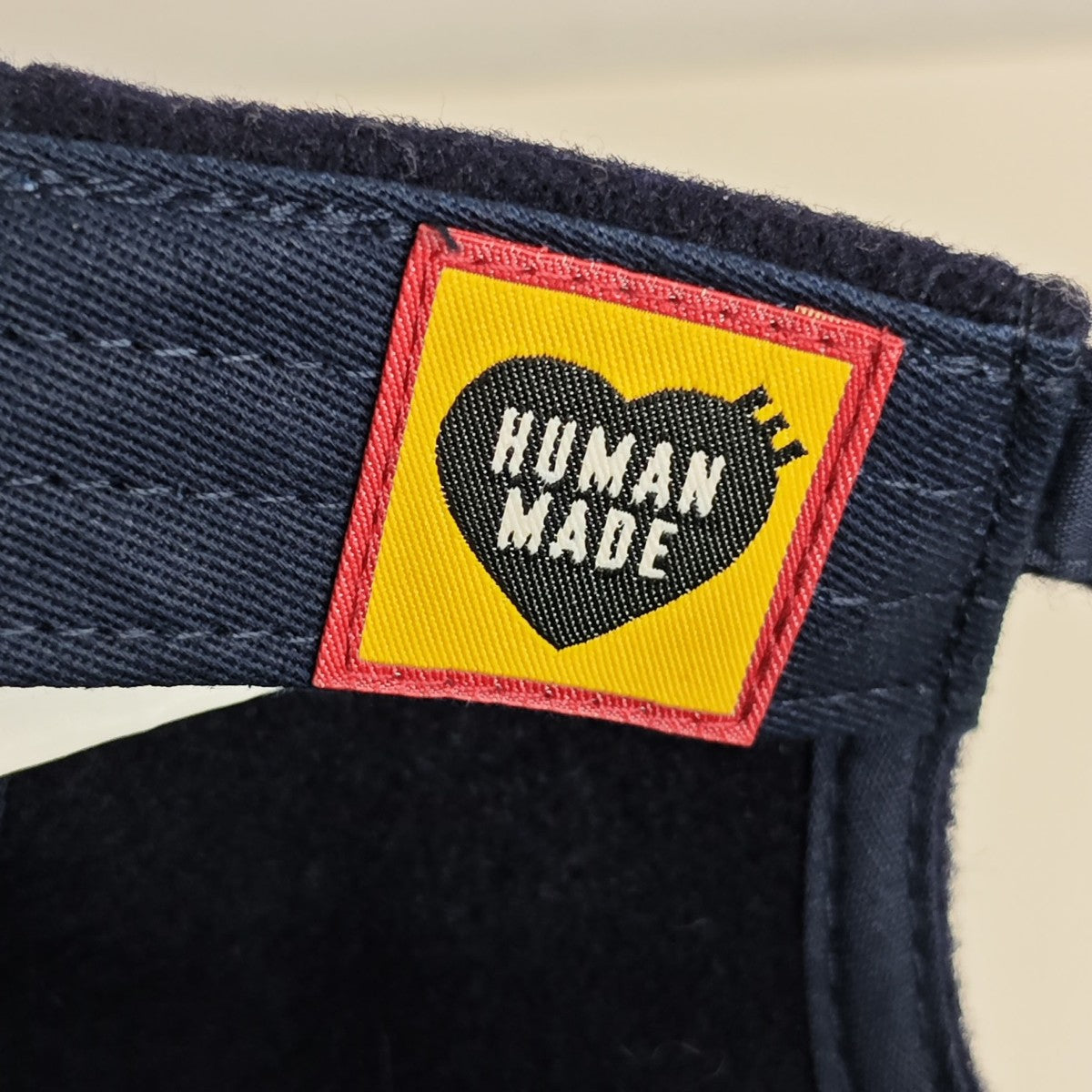 HUMAN MADE(ヒューマンメイド) ウールロゴキャップ ネイビー｜【公式