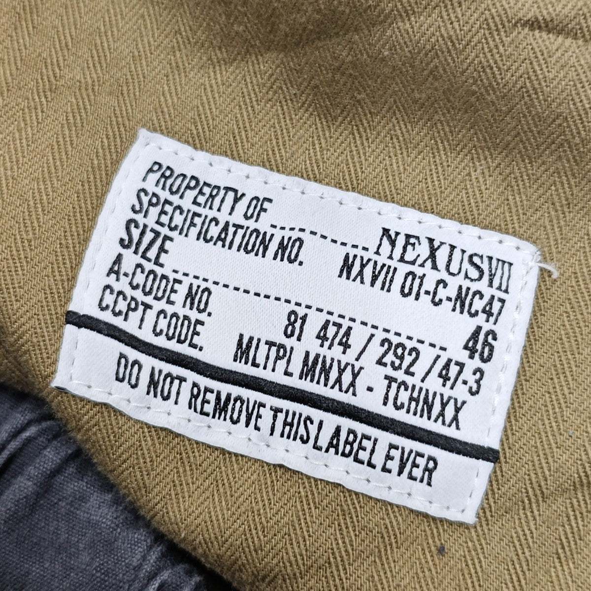 GRAMICCI MIXX EASY FATIGUE SHORTSハーフパンツRAS-NYT-P0B 古着・中古-8枚目のアイテム画像