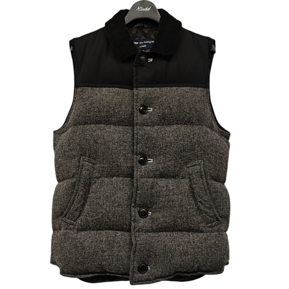 COMME des GARCONS HOMME 切替デザイン ダウンベスト 古着・中古-1枚目のアイテム画像