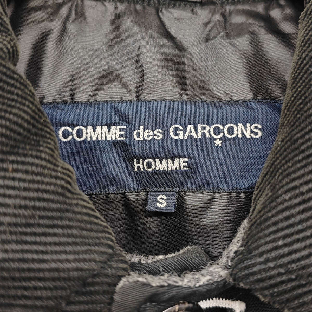 COMME des GARCONS HOMME 切替デザイン ダウンベスト 古着・中古-4枚目のアイテム画像