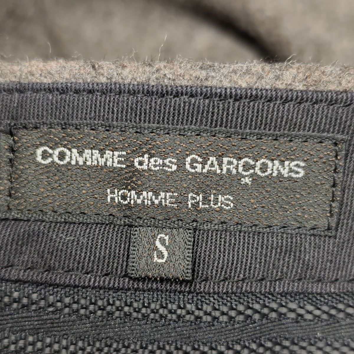 COMME des GARCONS HOMME PLUS ウールスラックス PF-P061 古着・中古-4枚目のアイテム画像