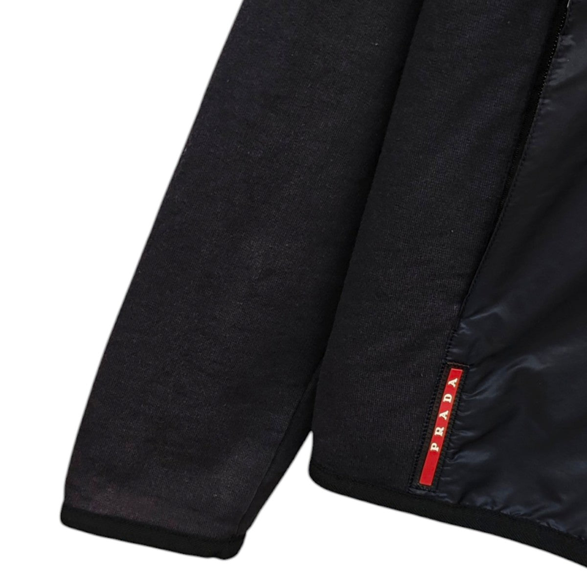 PRADA ナイロン切替ジップパーカー 古着・中古-6枚目のアイテム画像