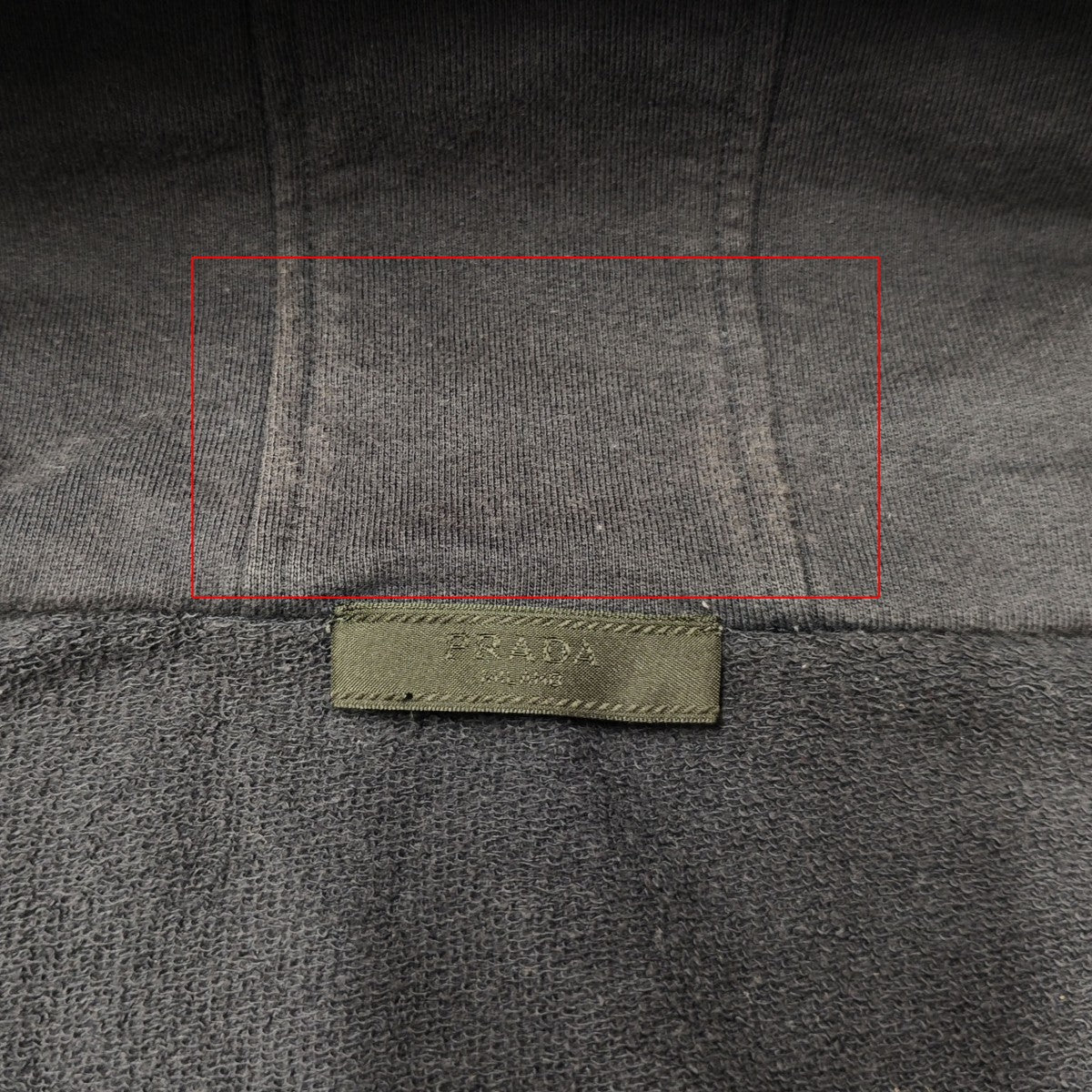 PRADA プラダ ナイロン切替 ジップパーカー S ハイブリッド ジャケット PRADA(プラダ) ナイロン切替ジップパーカー SJR341 ネイビー サイズ L