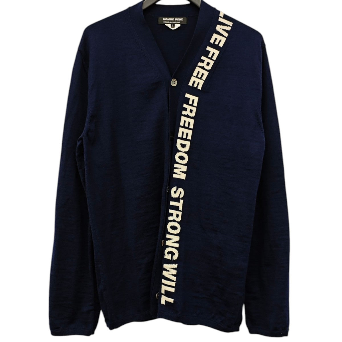 COMME des GARCONS HOMME DEUX カーディガン DG-N002 古着・中古-1枚目のアイテム画像