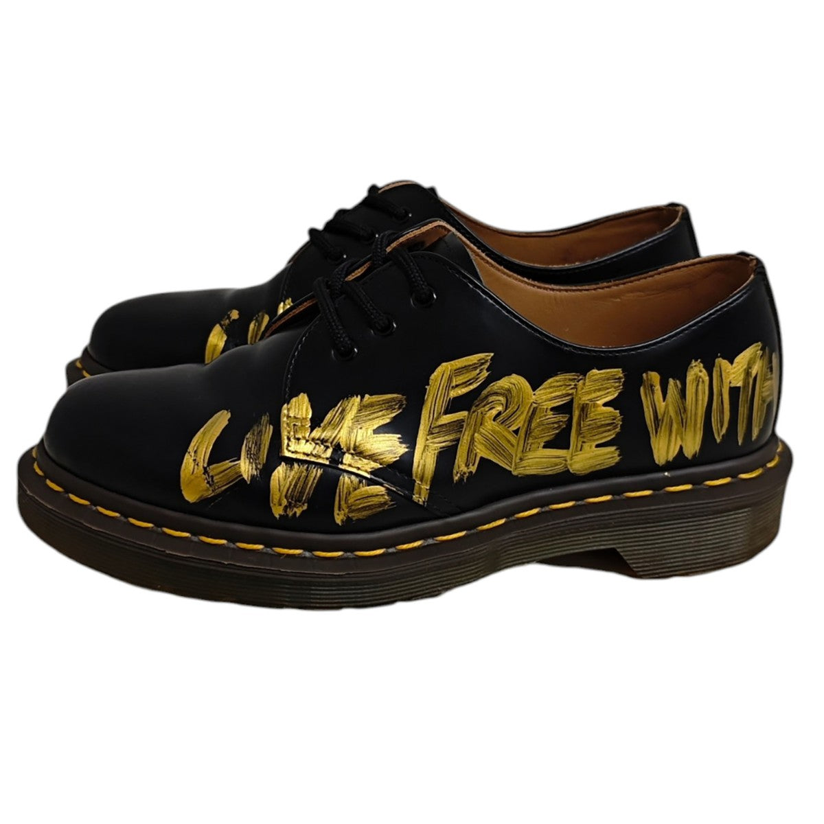 COMME des GARCONS COMME des GARCONS×Dr．Martens LIVE FREE 3ホールシューズ 古着・中古-2枚目のアイテム画像