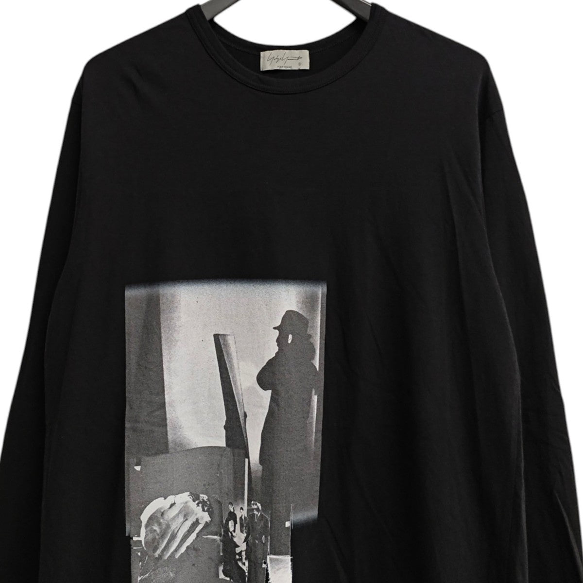 Yohji Yamamoto pour homme 2025AW コーマ天竺生地 ロングスリーブTシャツ 古着・中古-2枚目のアイテム画像