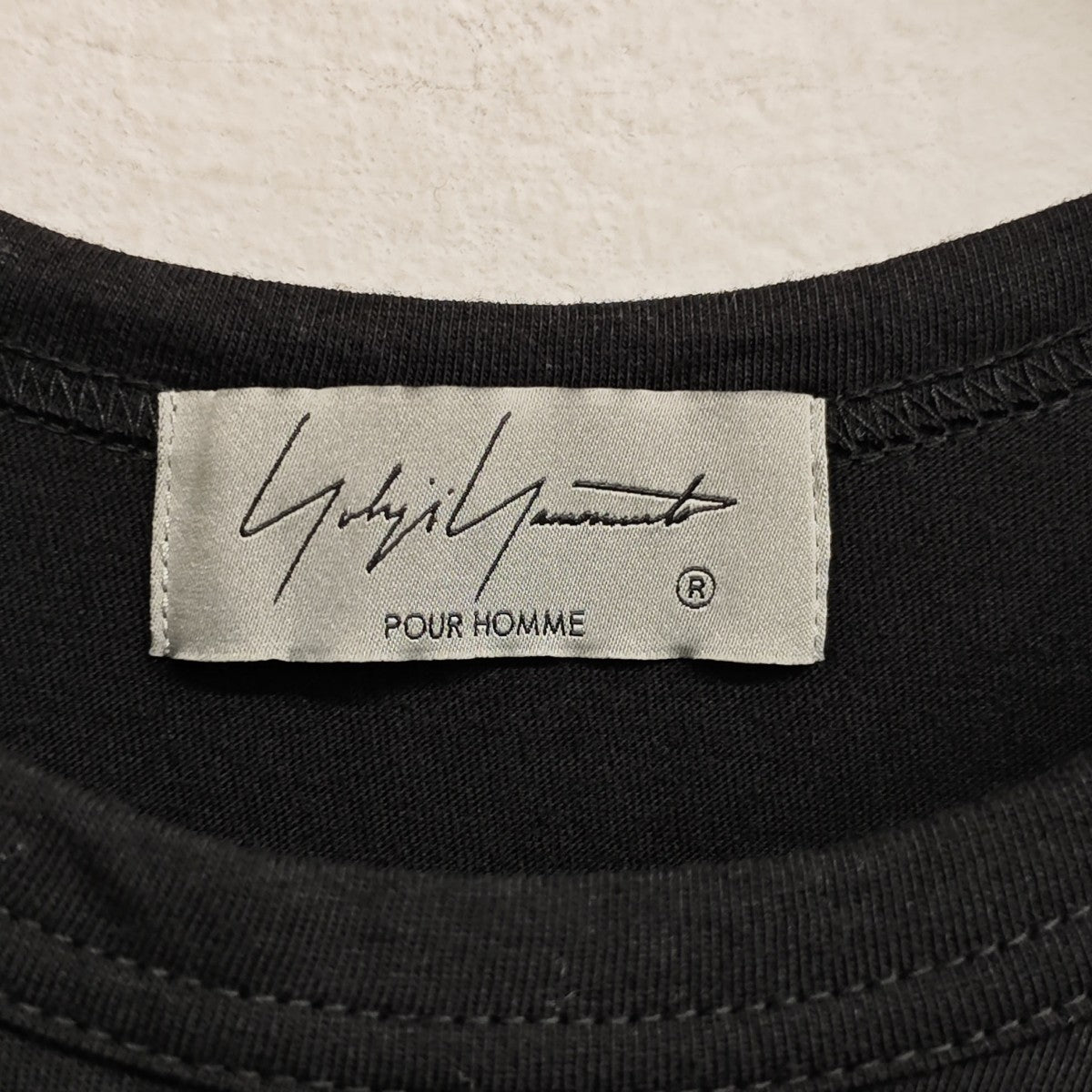 Yohji Yamamoto pour homme 2025AW コーマ天竺生地 ロングスリーブTシャツ 古着・中古-4枚目のアイテム画像