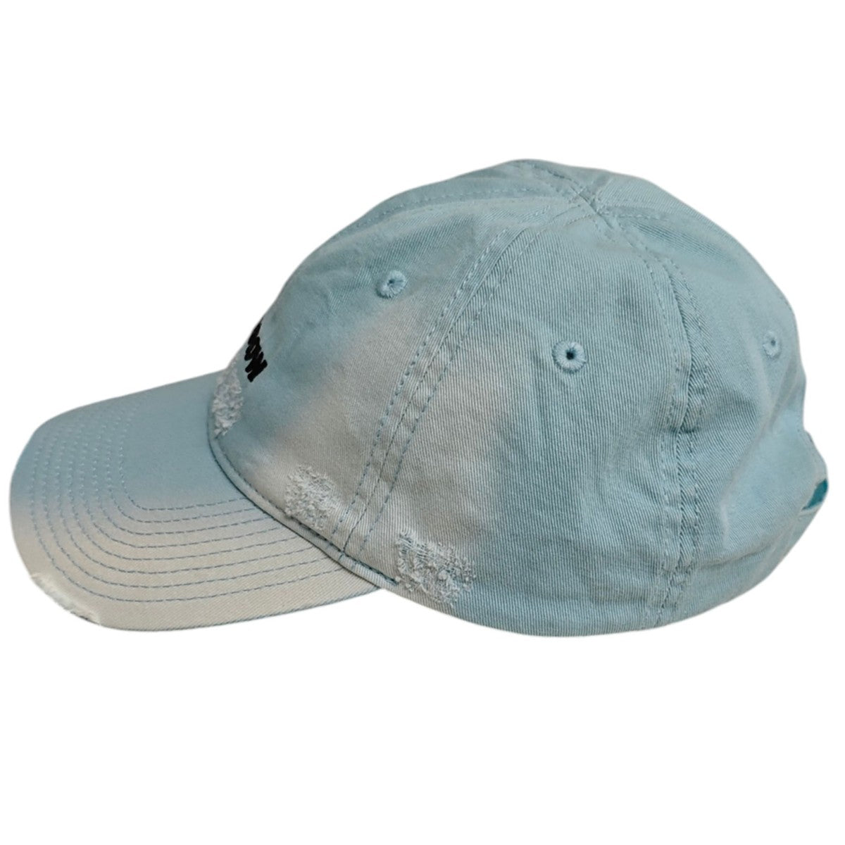 BARROW キャップ ダメージ加工 古着・中古-2枚目のアイテム画像