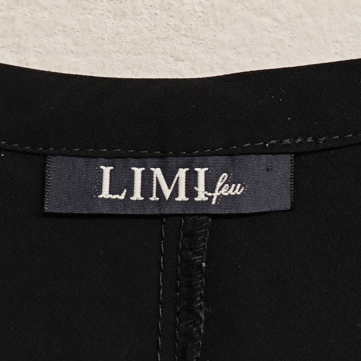 LIMI feu ノースリーブ切替ワンピース 古着・中古-4枚目のアイテム画像