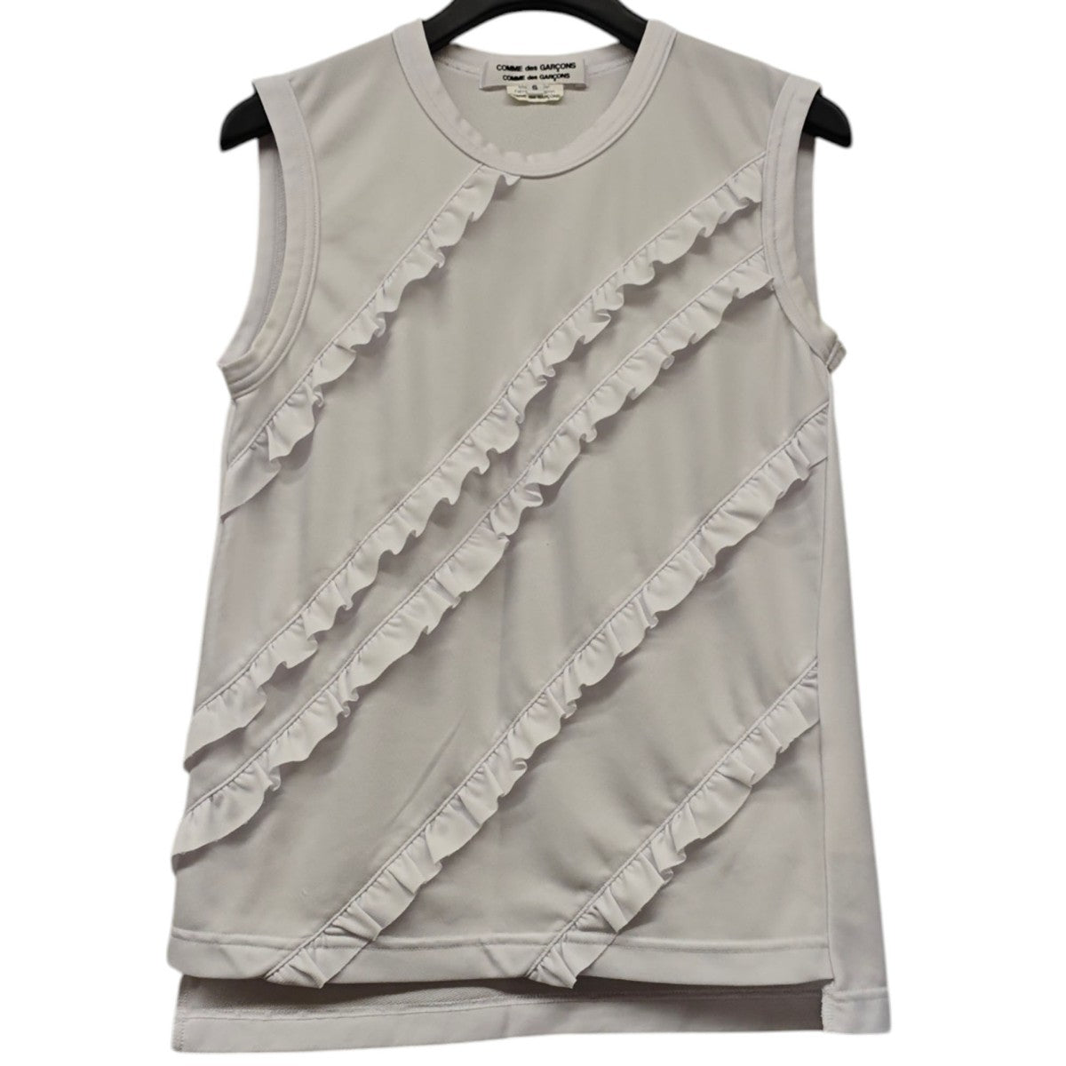 COMME des GARCONS COMME des GARCONS ノースリーブ フリルカットソー 古着・中古-1枚目のアイテム画像