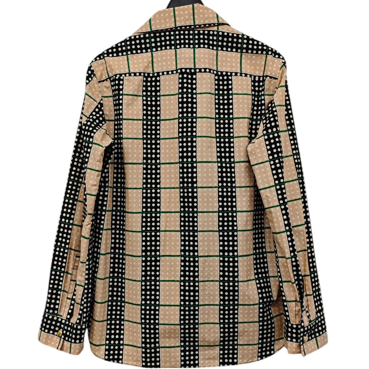 ドット総柄シャツジャケット