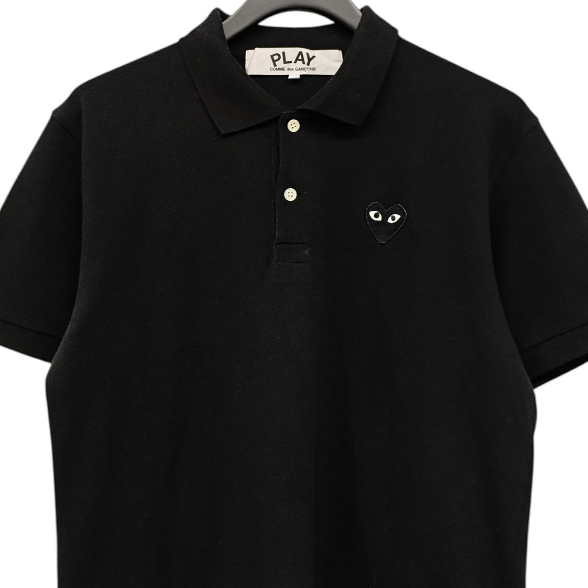 PLAY COMME des GARCONS ハートワッペンポロシャツ AZ-T066 古着・中古-2枚目のアイテム画像