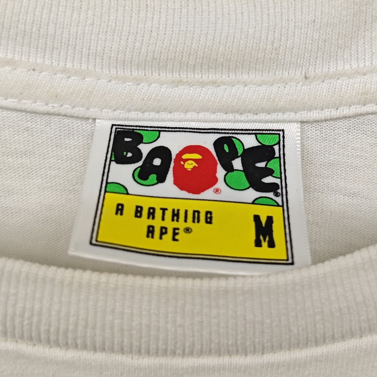 A BATHING APE ロングスリーブTシャツ WORLD GONE MAD 古着・中古-4枚目のアイテム画像