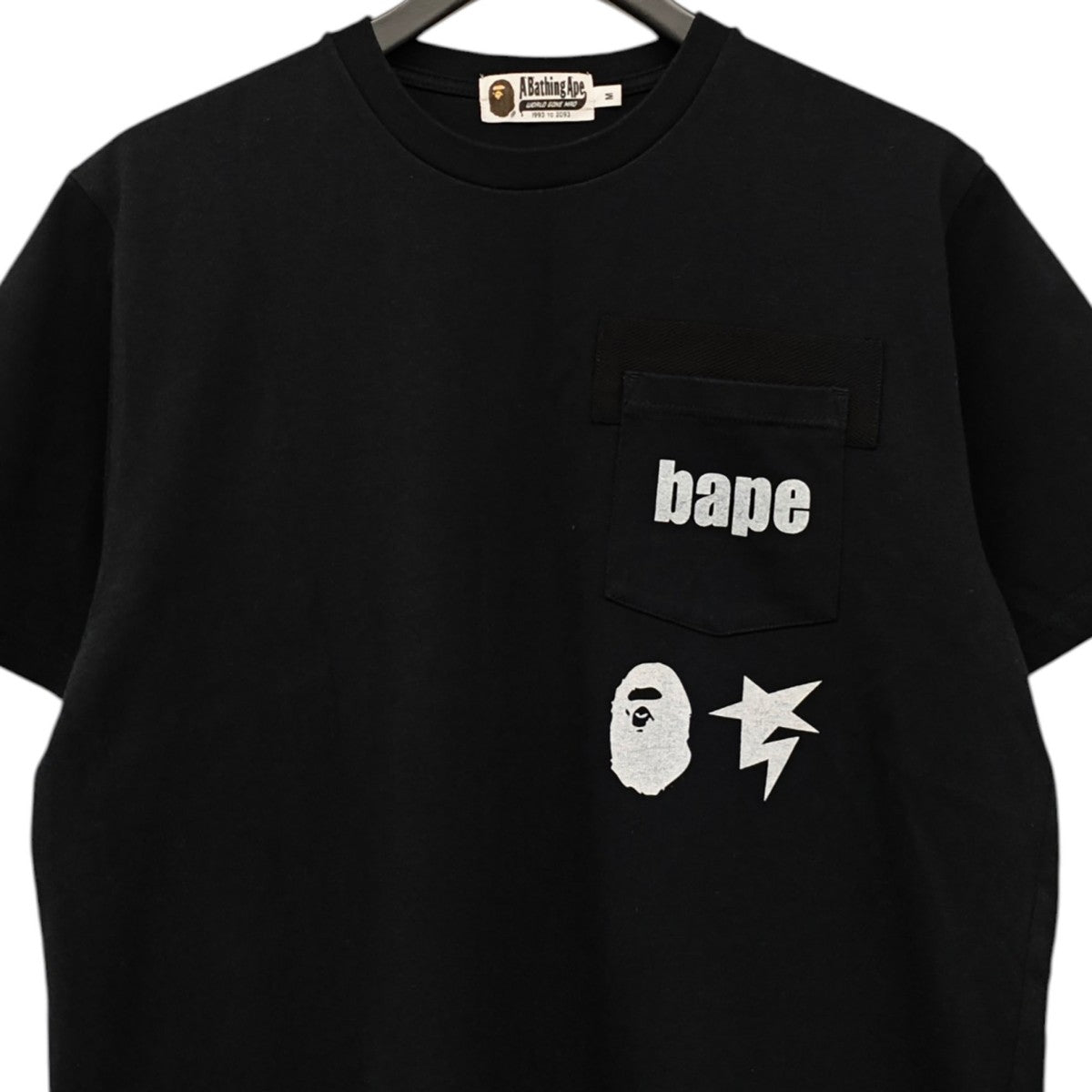 A BATHING APE バックロゴ半袖ポケットTシャツ 古着・中古-3枚目のアイテム画像