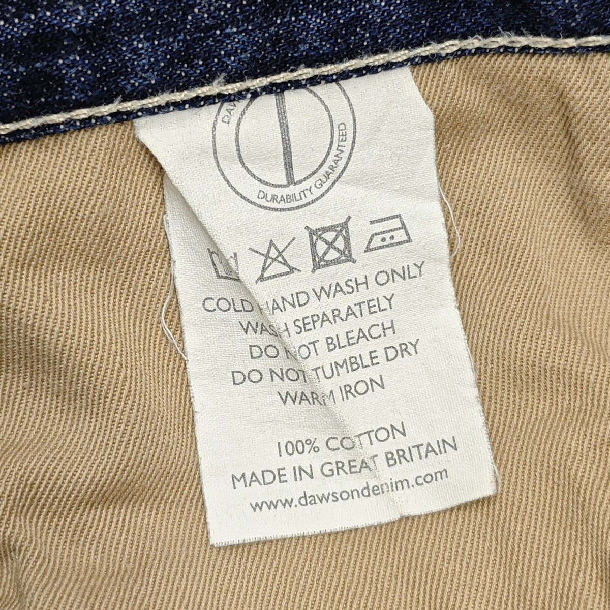 DAWSON DENIM ストレートデニムパンツ 古着・中古-9枚目のアイテム画像