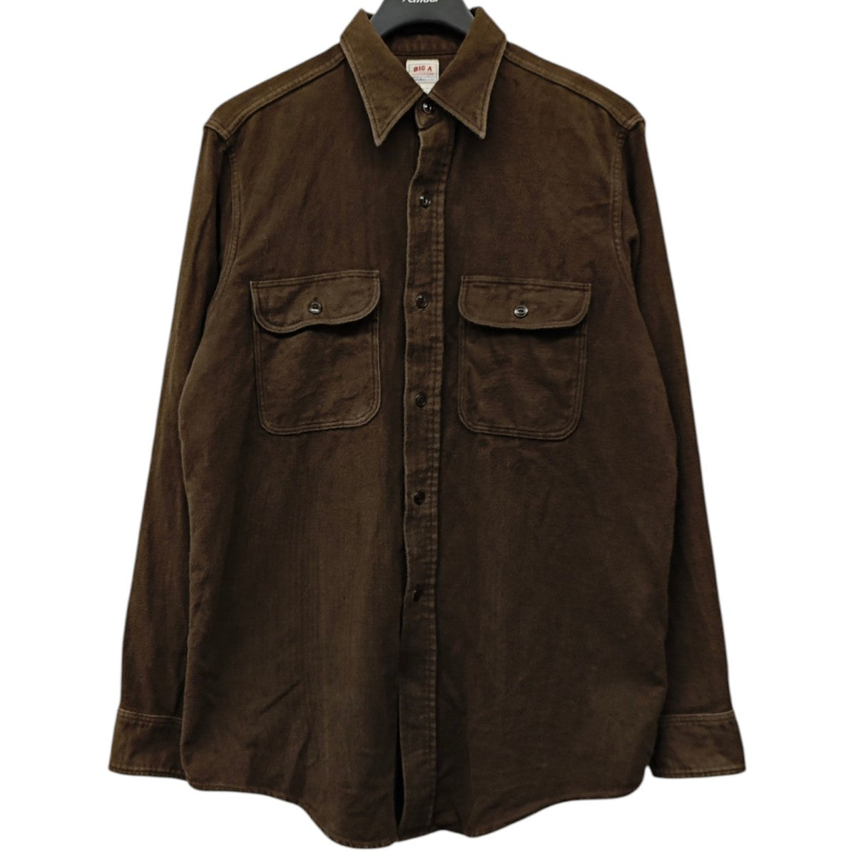 ANATOMICA BIG A SHIRT シャモア生地シャツ 古着・中古-1枚目のアイテム画像
