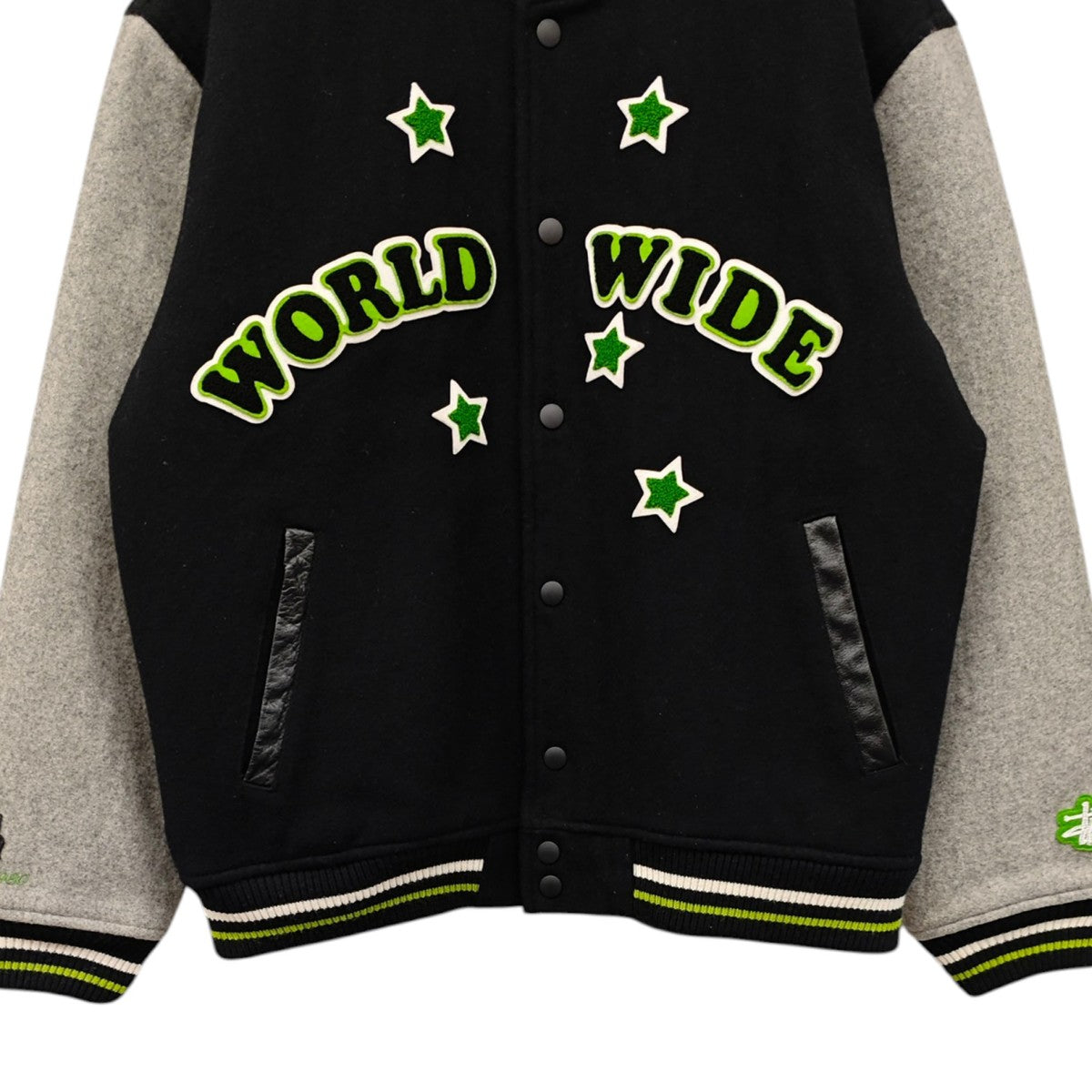 stussy スタジャン Old stussy WORLD WIDE 古着・中古-5枚目のアイテム画像