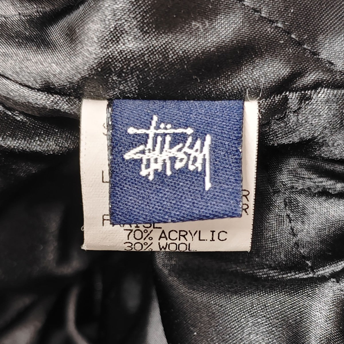 stussy スタジャン Old stussy WORLD WIDE 古着・中古-7枚目のアイテム画像