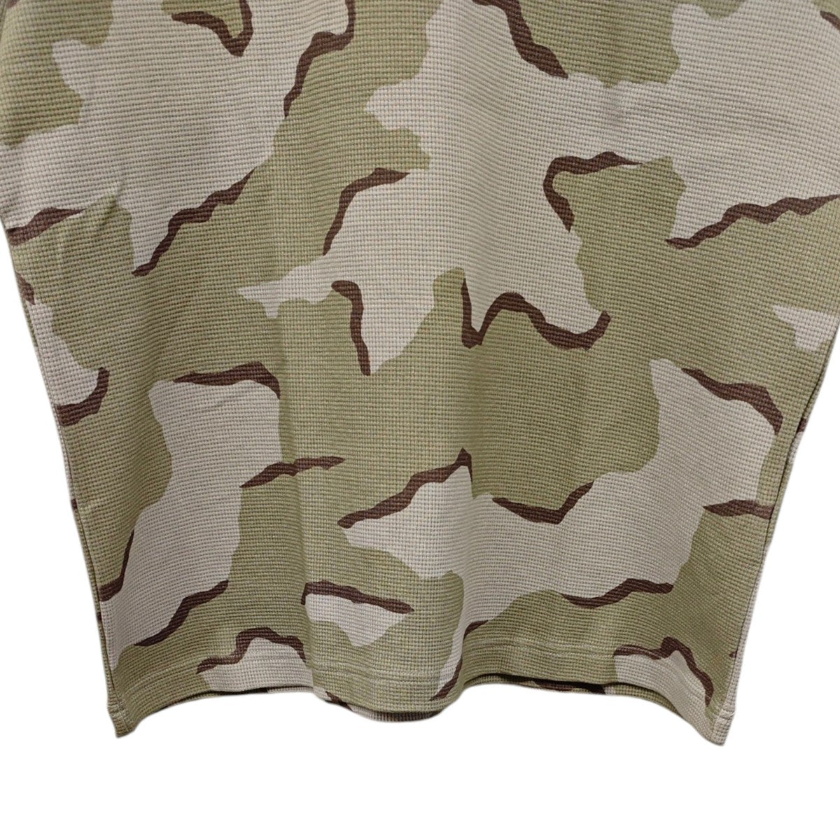 BEAMS T 2026SS Camo Waffle Henley Neck Tシャツ 古着・中古-5枚目のアイテム画像