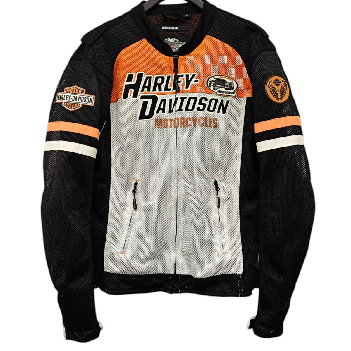 HARLEY-DAVIDSON メッシュライダースジャケット プロテクター付 古着・中古-1枚目のアイテム画像