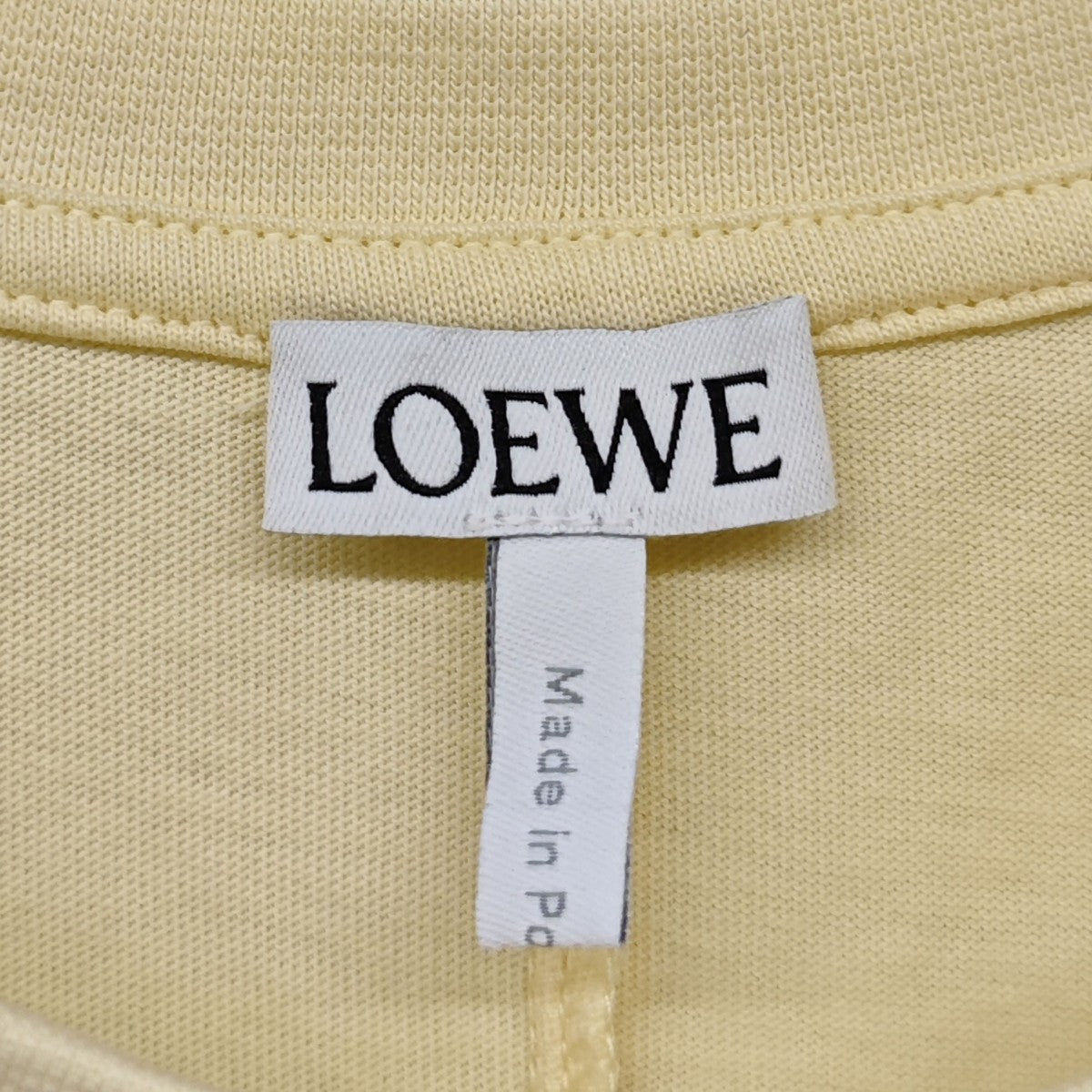 LOEWE アナグラム コットン Tシャツ S6299062CR 古着・中古-4枚目のアイテム画像