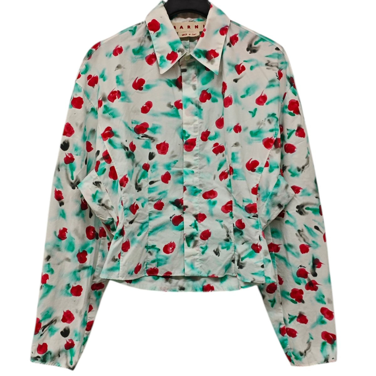 MARNI 2024SS フラワーギャザーシャツ 古着・中古-1枚目のアイテム画像
