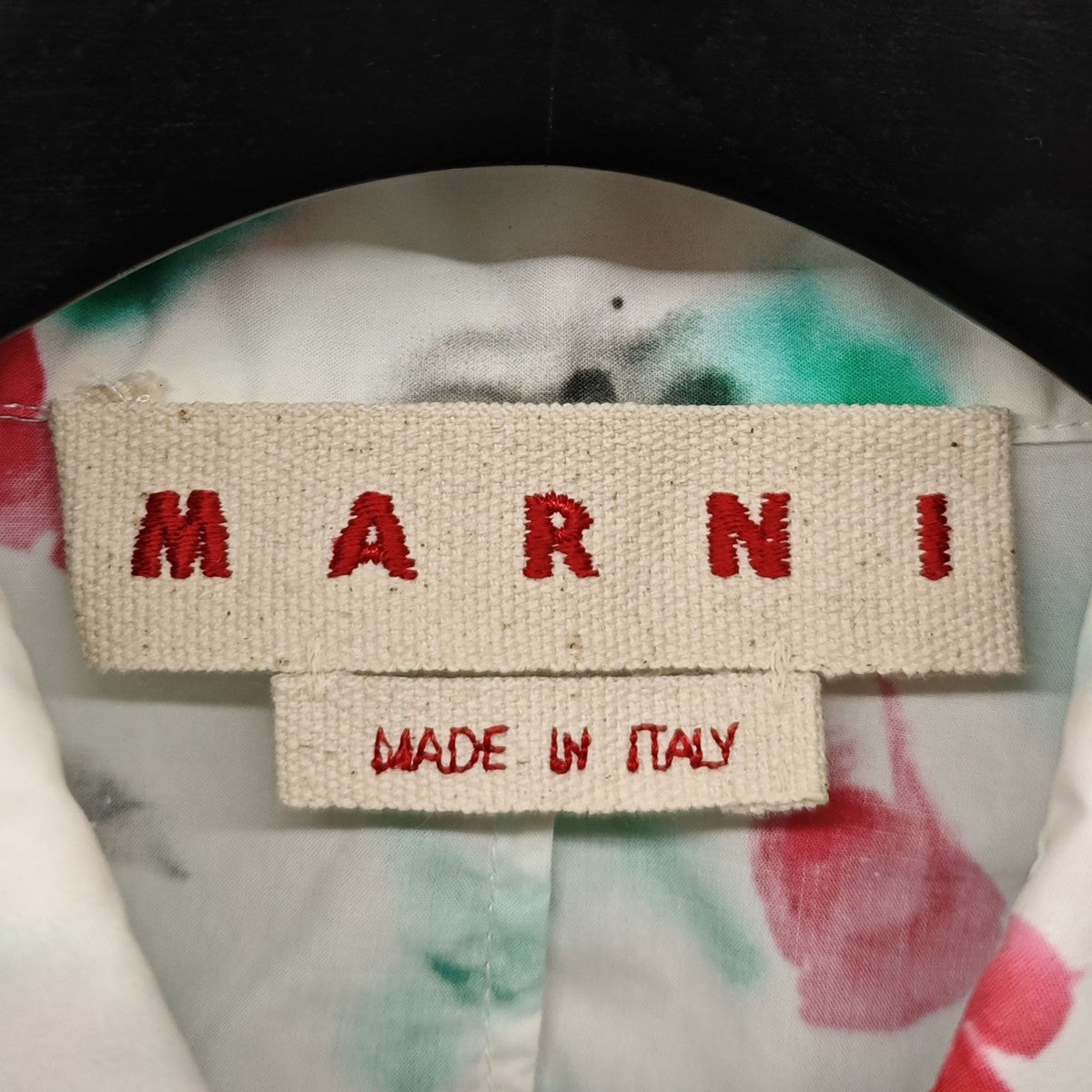 MARNI 2024SS フラワーギャザーシャツ 古着・中古-4枚目のアイテム画像