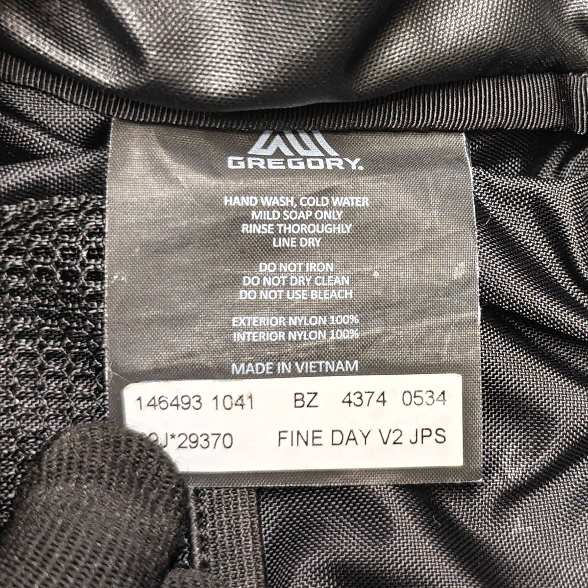 GREGORY バックパック FINE DAY V2 古着・中古-7枚目のアイテム画像