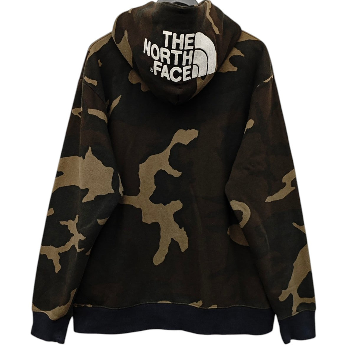 【美品】ラッセルノ カモフラ ニットジップパーカー メンズ L サイズ THE NORTH FACE(ザノースフェイス) スウェットジップパーカー カモフラ