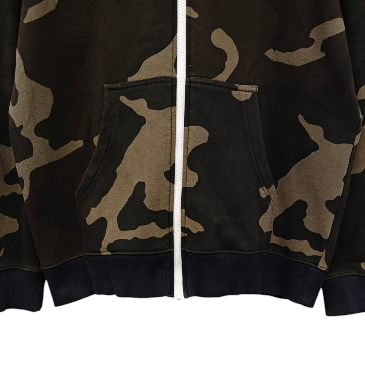 THE NORTH FACE スウェットジップパーカー カモフラ NT11957 古着・中古-5枚目のアイテム画像