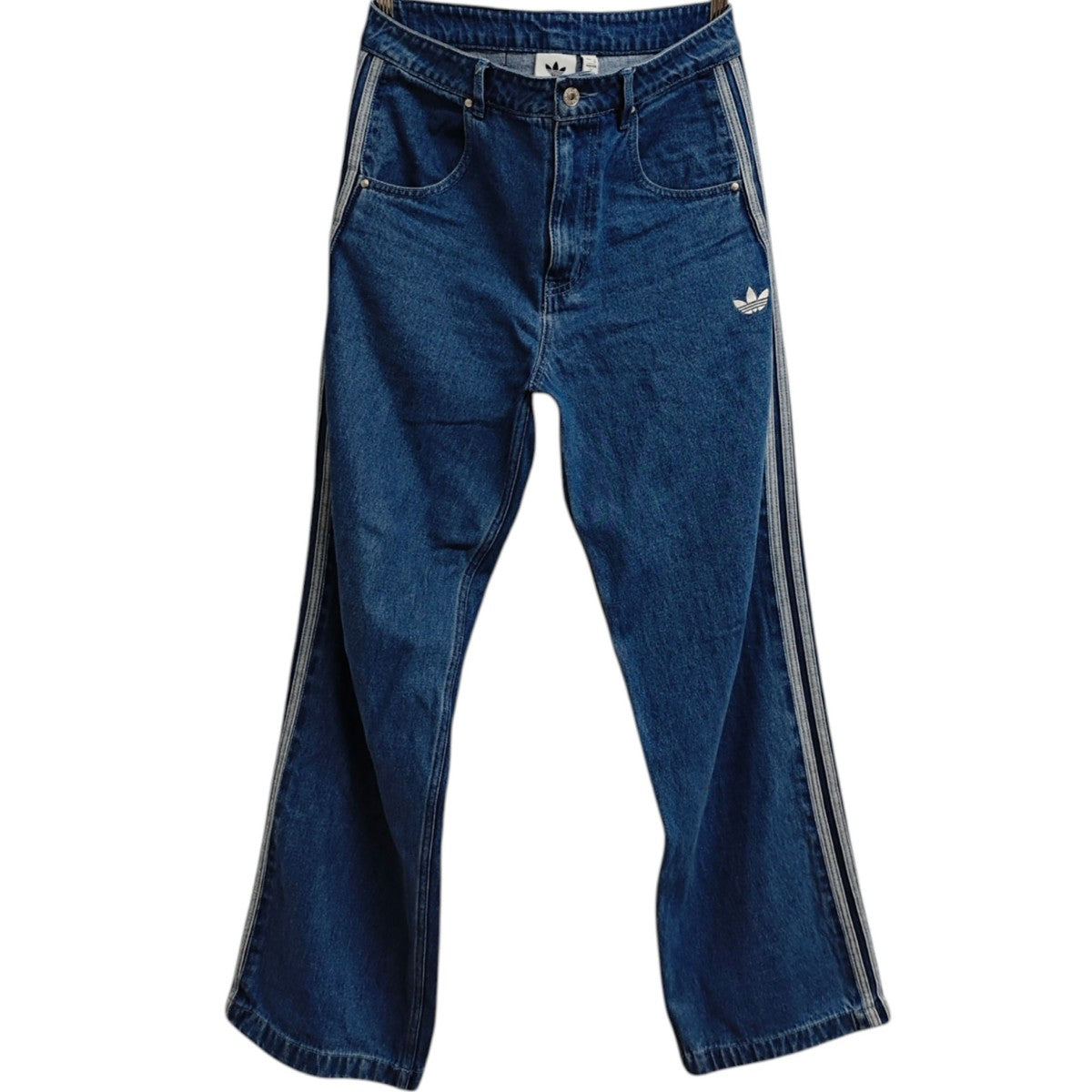 M BLUE DENIM ラインデニムパンツ