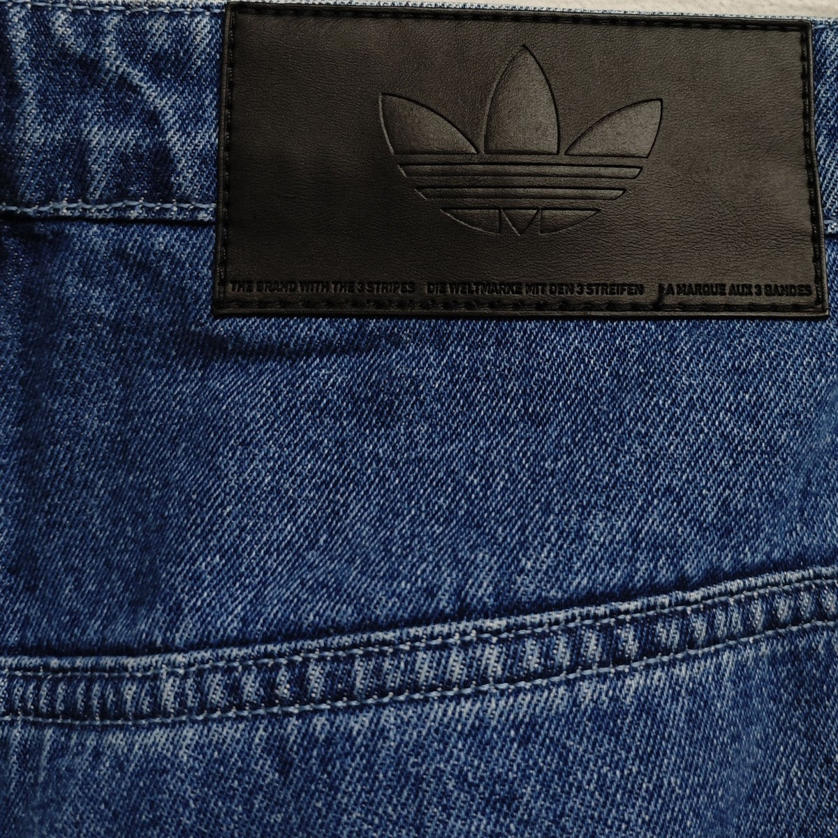 M BLUE DENIM ラインデニムパンツ