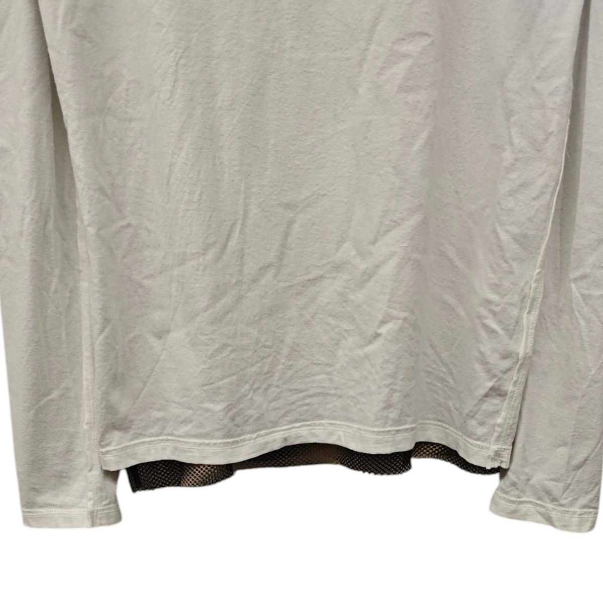 Slit Double Mesh Long Tee　切替Tシャツ