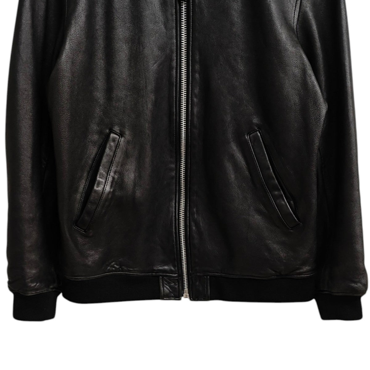 BOWERY MA-1 TYPE LEATHER JACKET レザージャケット