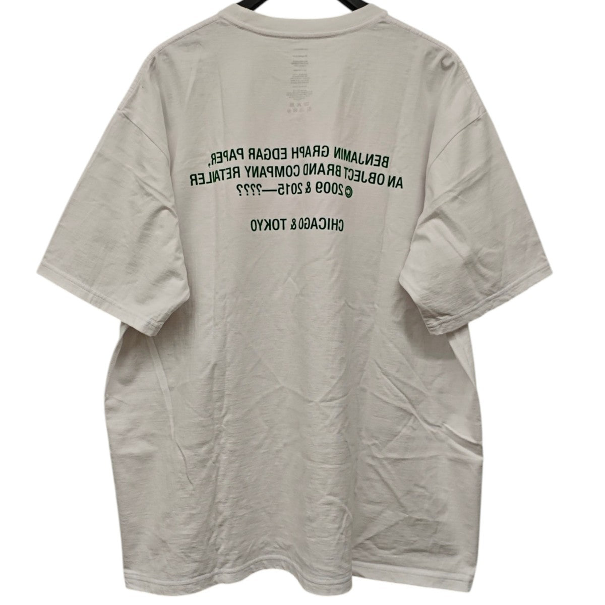 BENJAMIN GRAPH EDGAR PAPER S／S Oversized Tee Tシャツ