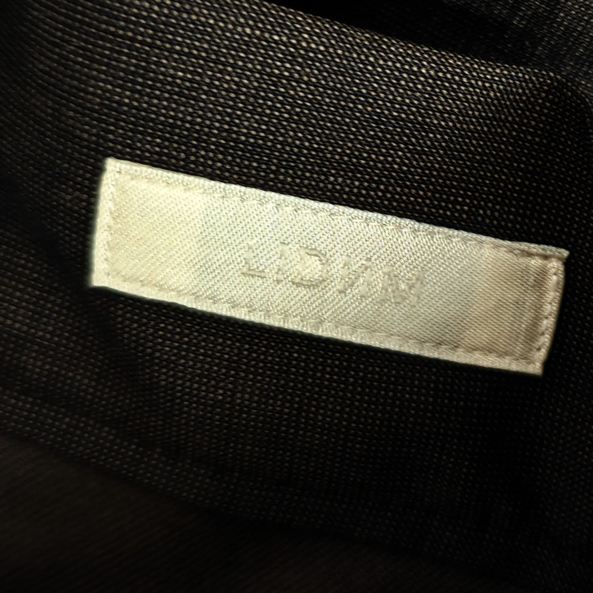 LIDnM MELANGE WOOL SLACKS スラックス 古着・中古-4枚目のアイテム画像