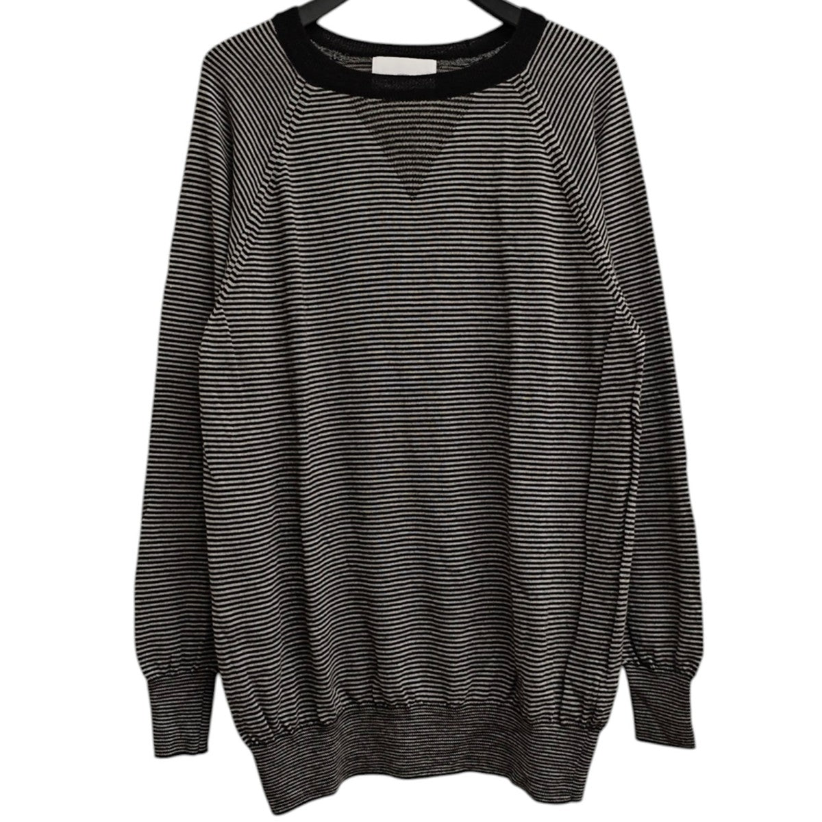 HIGH GAUGE STRIPE WOOL SWEATER ニット 22AWKN07