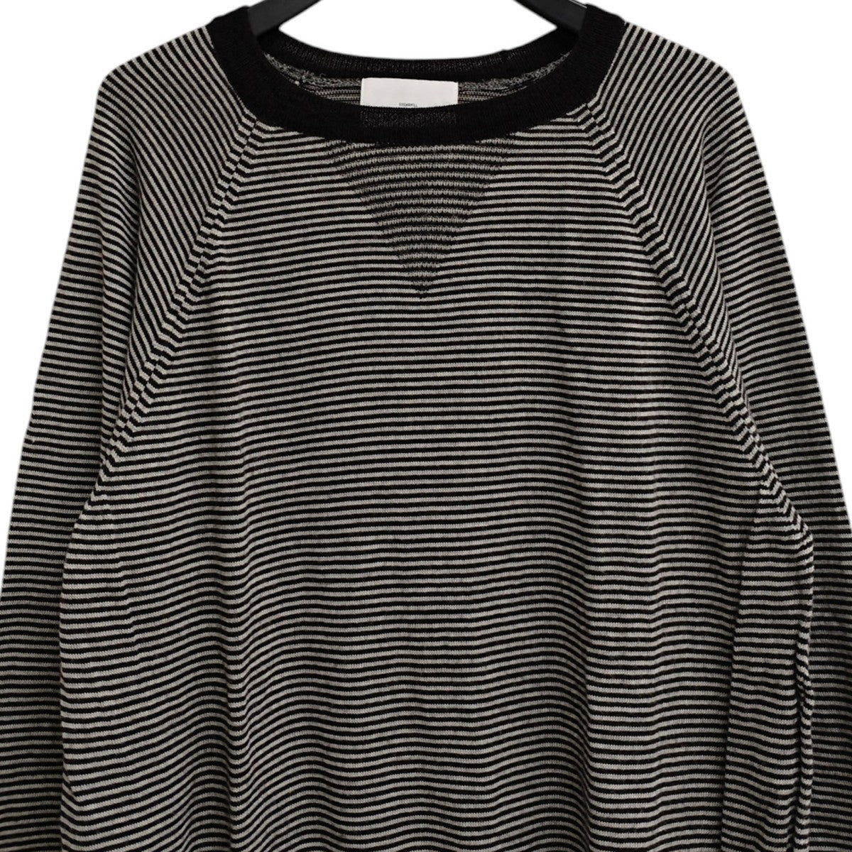 HIGH GAUGE STRIPE WOOL SWEATER ニット 22AWKN07