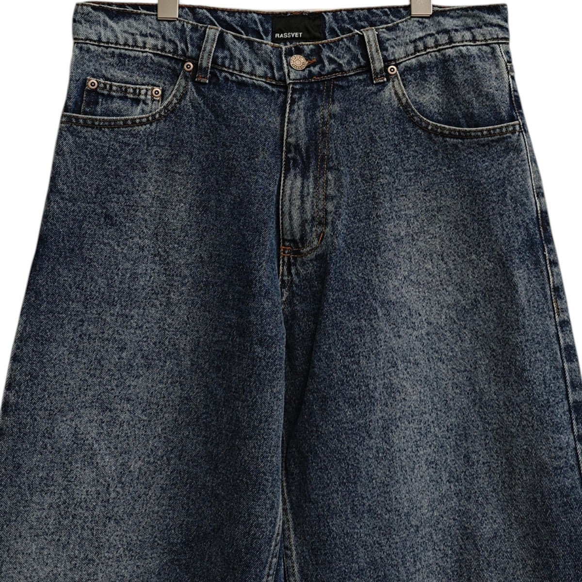 RASSVET SUN DYED BAGGY DENIM デニムパンツ
