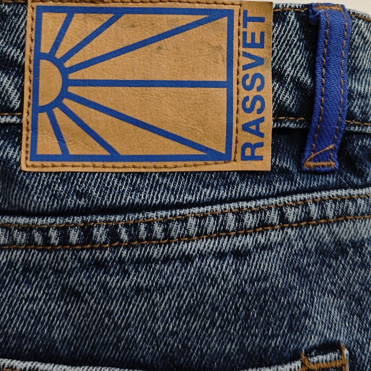 RASSVET SUN DYED BAGGY DENIM デニムパンツ