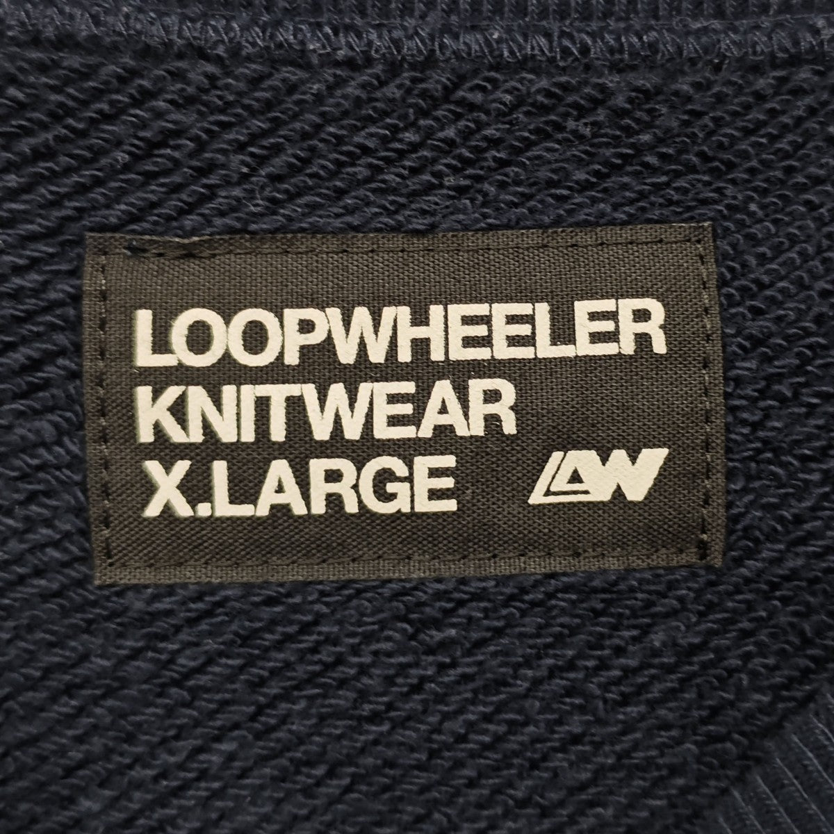 LOOPWHEELER×PORTER KANGAROO CREW NECK スウェット ネイビー サイズ