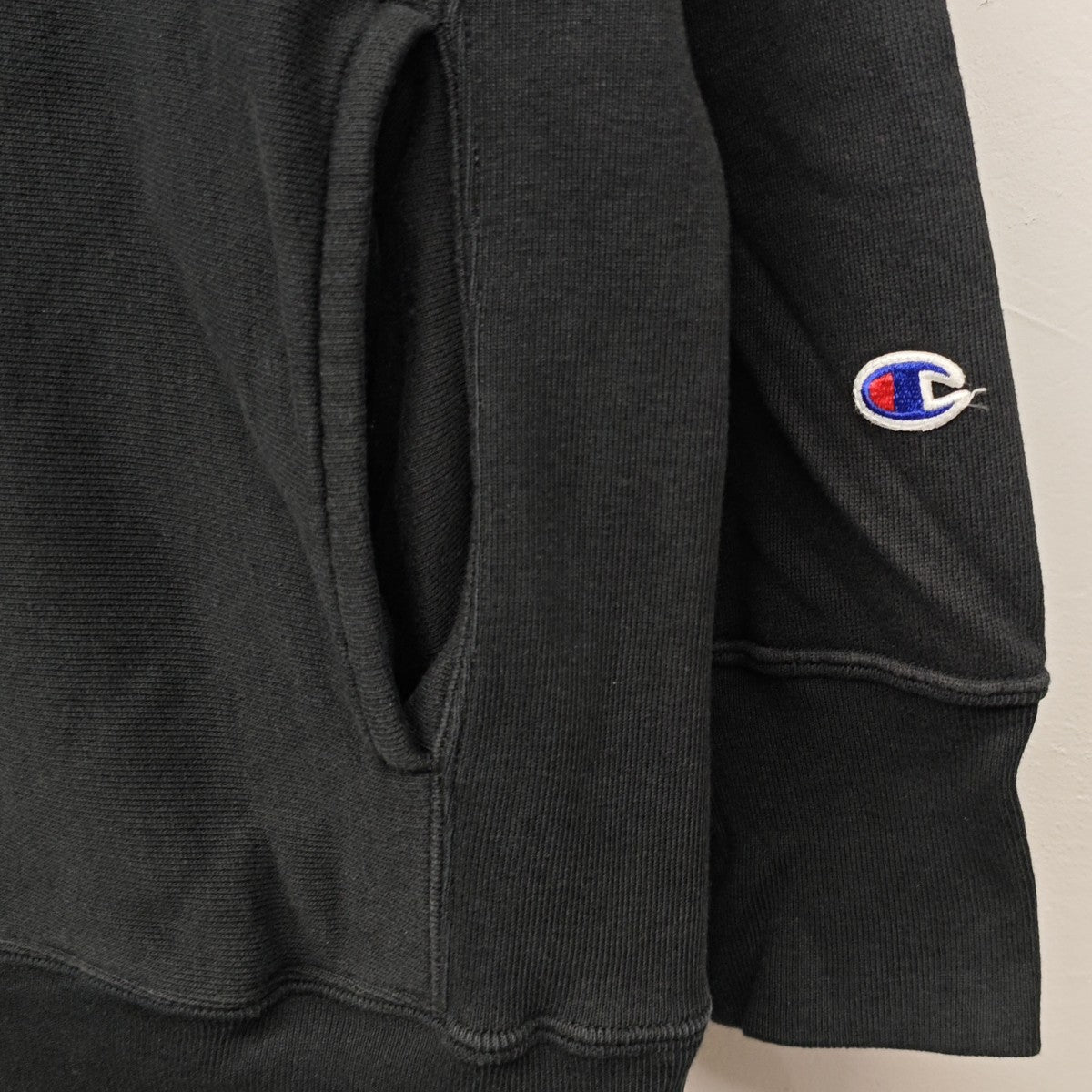 別注 REVERSE WEAVE クルーネックスウェット サイドポケット