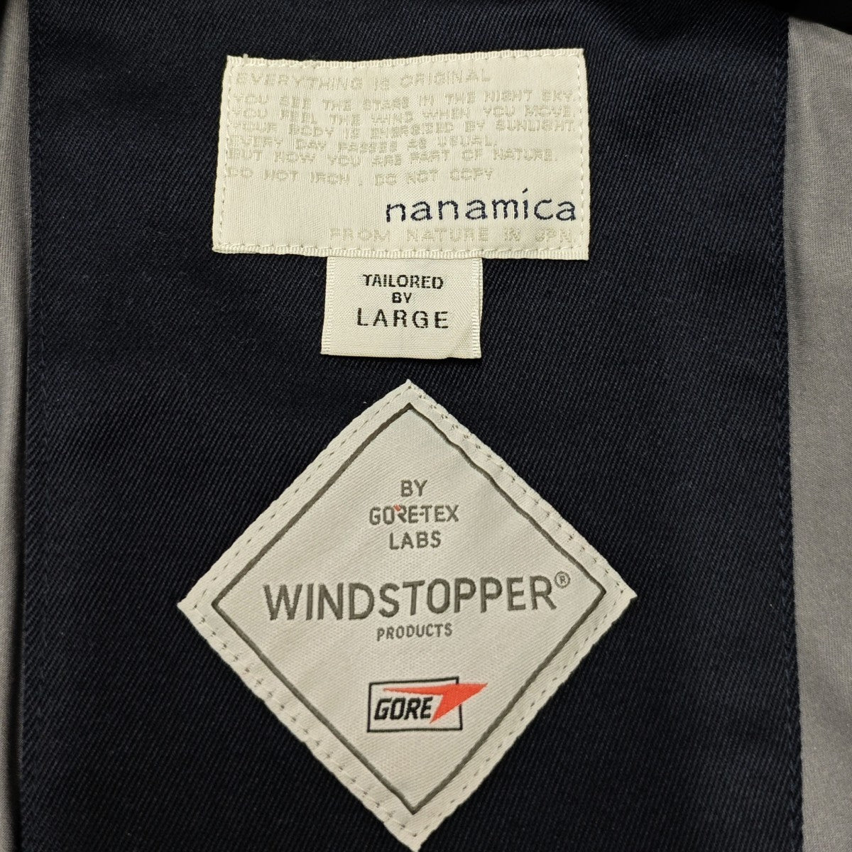GORE TEX INFINIUM Chino Crew Jacket チノジャケット