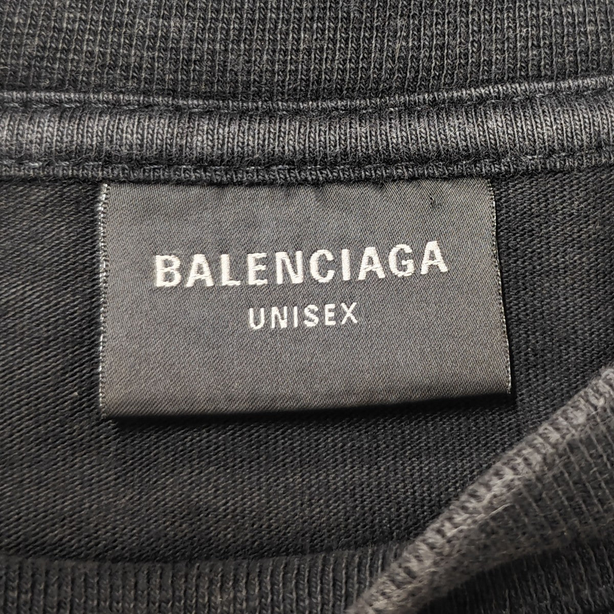 BALENCIAGA DIY METAL ヴィンテージ加工メタルロゴ ロングスリーブTシャツ 古着・中古-4枚目のアイテム画像