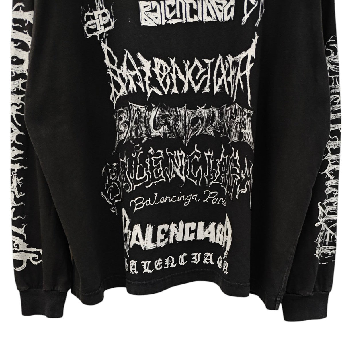 BALENCIAGA(バレンシアガ) DIY METAL ヴィンテージ加工メタルロゴ