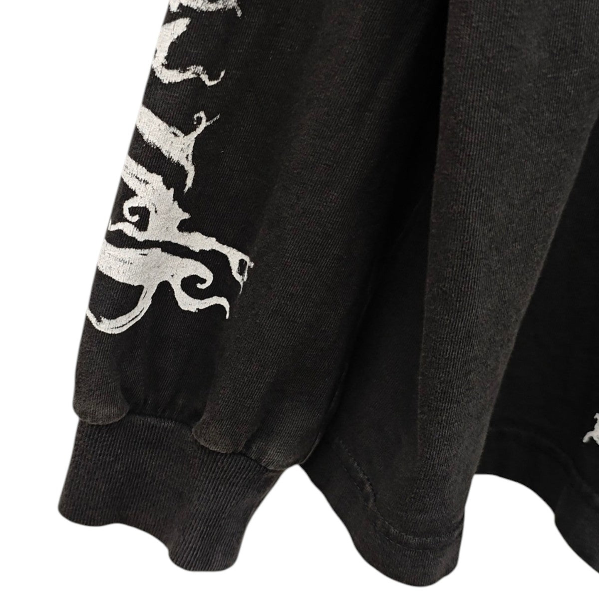 BALENCIAGA DIY METAL ヴィンテージ加工メタルロゴ ロングスリーブTシャツ 古着・中古-7枚目のアイテム画像