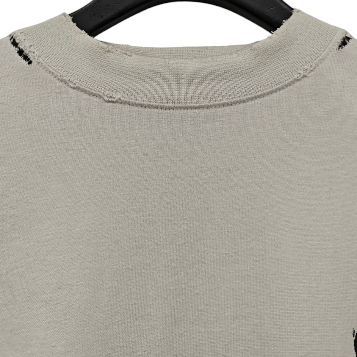 BALENCIAGA メタルロゴ デストロイ加工 ロングスリーブTシャツ 古着・中古-8枚目のアイテム画像