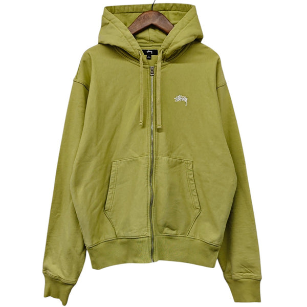 stussy(ステューシー) Stock Logo full zip hoodie ジップフーディー