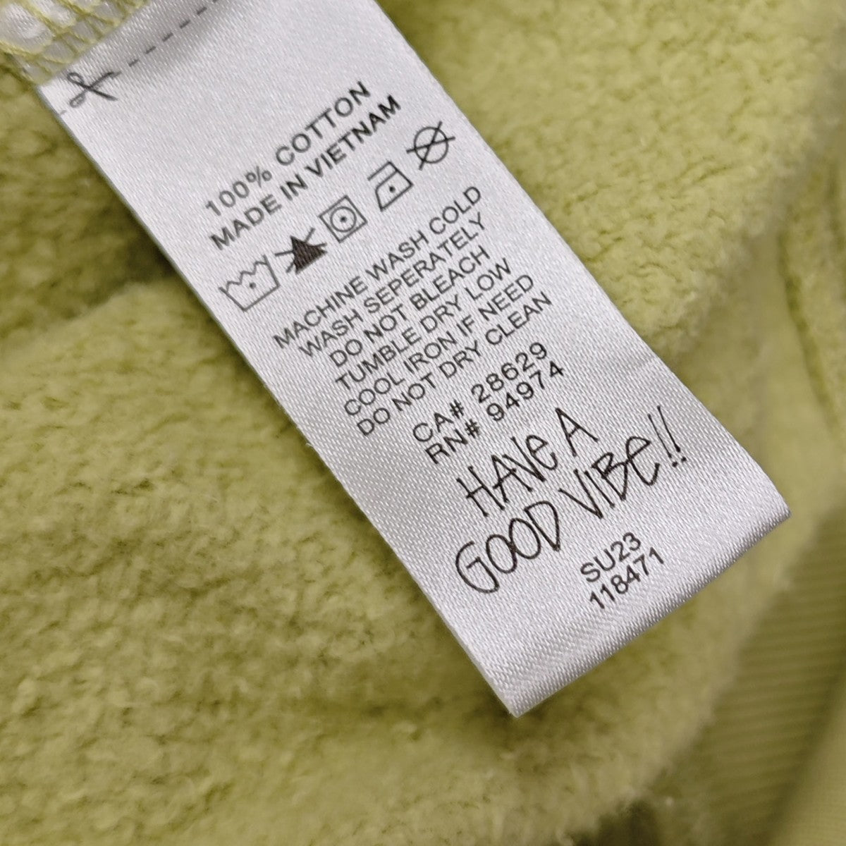 Stock Logo full zip hoodie ジップフーディー