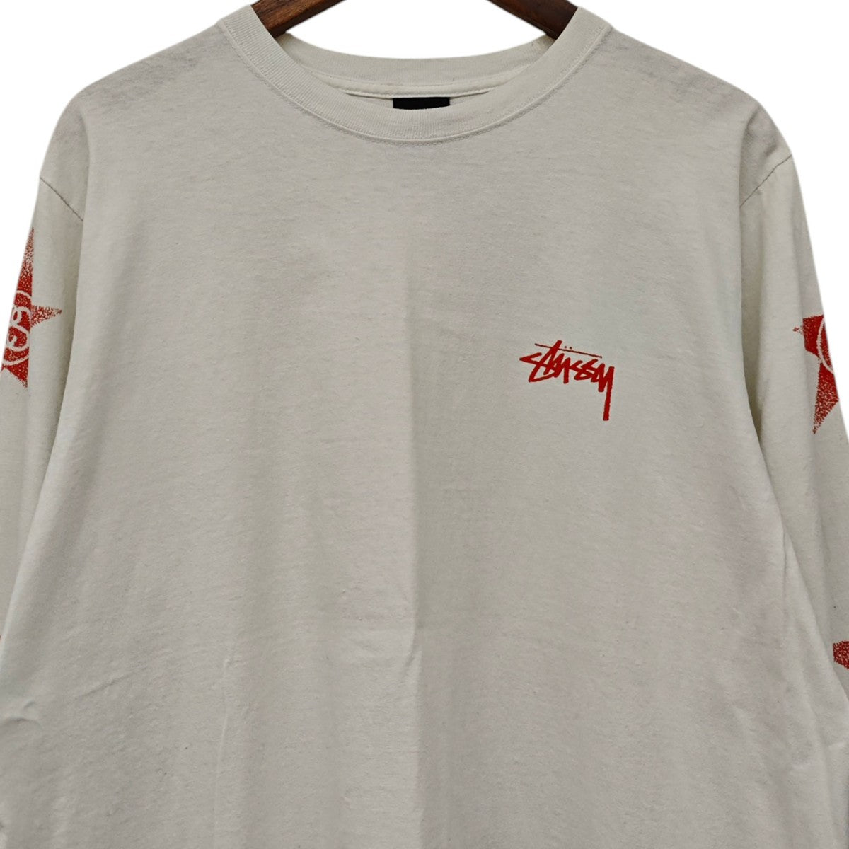 ロングスリーブ スタープリントTシャツ
